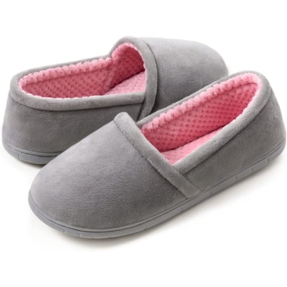 NWT Rockdove Lightweight House Slippers in Gray Size Small‎